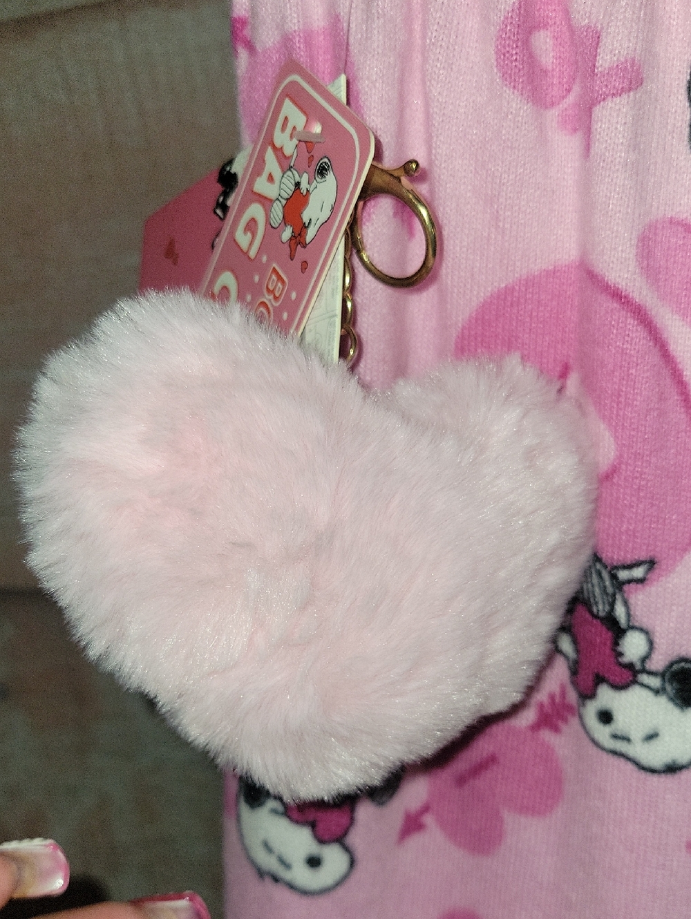 Peanuts Snoopy Love Pajama Bottoms - Picture 5 of 8